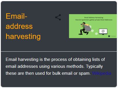 Email Address Harvesting